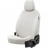 Otom Chery Tiggo 2008-2011 Özel Üretim Koltuk Kılıfı Amsterdam Design Deri Fildişi - 2