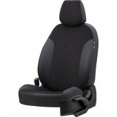 Otom Skoda Citigo 2011-2016 Özel Üretim Koltuk Kılıfı Tokyo Design Tay Tüyü Siyah - 2