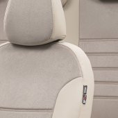 Otom Hyundai I10 2013-2019 Özel Üretim Koltuk Kılıfı London Design Bej - 3