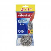 Vileda Çelik Bulaşık Teli 2+1 li - 1