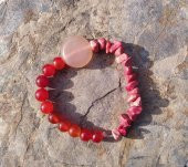 Bileklik Doğal Taş Çakra Elastik Sevgili Çift Bilekliği Unisex Bilezik 13962 thumbnail 1