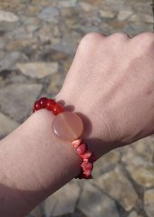 Bileklik Doğal Taş Çakra Elastik Sevgili Çift Bilekliği Unisex Bilezik 13962 thumbnail 2