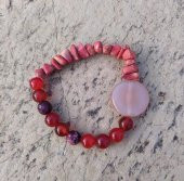 Bileklik Doğal Taş Çakra Elastik Sevgili Çift Bilekliği Unisex Bilezik 13962 thumbnail 3