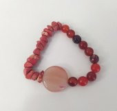 Bileklik Doğal Taş Çakra Elastik Sevgili Çift Bilekliği Unisex Bilezik 13962 thumbnail 5