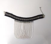 Kolye Gerdanlık Kadın Choker Bohem Kolyeler El Yapımı Uzun Püskül Boncuklar Bayan Kolye Takı Tasma - 2