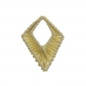 20 Adet 4x6cm Doğal Hasır Aksesuar Köşeli - 1