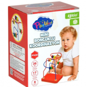 Onyıl Oyuncak 372 Kutuda Ahşap Mini Boncuklu - 1