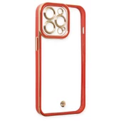 iPhone 14 Pro Max Kılıf Lazer Lens Kamera Çerçeveli Kapak - 8