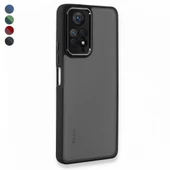 Xiaomi Redmi Note 11 Pro 4G Kılıf Freya Lazer Lens Kamera Çerçeveli Silikon Kapak - 1