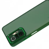 Xiaomi Redmi Note 10 Pro 4G Kılıf Freya Lazer Lens Kamera Çerçeveli Silikon Kapak - 9