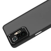 Xiaomi Redmi Note 10 Pro 4G Kılıf Freya Lazer Lens Kamera Çerçeveli Silikon Kapak - 7