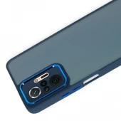 Xiaomi Redmi Note 10 Pro 4G Kılıf Freya Lazer Lens Kamera Çerçeveli Silikon Kapak - 5