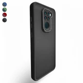 Xiaomi Redmi Note 9 Kılıf Freya Lazer Lens Kamera Çerçeveli Silikon Kapak - 1
