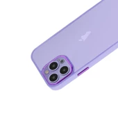 iPhone 11 Pro Kılıf Freya Lazer Lens Kamera Çerçeveli Silikon Kapak - 11