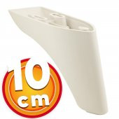 Lüks Mobilya Kanepe Sehpa TV Ünitesi Koltuk Ayağı 10 cm Krem Baza Ayak thumbnail 1