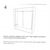 Hands Lift GarDolap Elbise Askı Asansörü Gri - 10