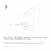 Hands Lift GarDolap Elbise Askı Asansörü Gri - 11
