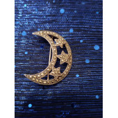 ASLANTİC MARKAZİT TAŞLI 925 AYAR GÜMÜŞ BROŞ İĞNELİK - 1