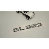 Benz GL 320 Bagaj Krom Metal 3M 3D Yazı Logo thumbnail 2