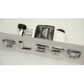 Benz GL 320 Bagaj Krom Metal 3M 3D Yazı Logo thumbnail 4