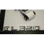 Benz GL 320 Bagaj Krom Metal 3M 3D Yazı Logo thumbnail 5