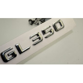 Benz GL 350 Bagaj Krom Metal 3M 3D Yazı Logo - 1