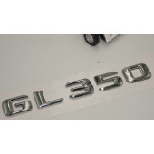 Benz GL 350 Bagaj Krom Metal 3M 3D Yazı Logo - 3