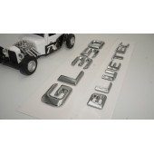 Benz GL 350 Bluetec Bagaj Krom Metal 3M 3D Yazı Logo thumbnail 4