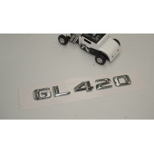 Benz GL 420 Bagaj Krom Metal 3M 3D Yazı Logo - 2