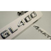 Benz GL 400 4Matic Bagaj Krom Metal 3M 3D Yazı Logo - 1