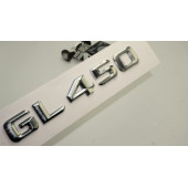 Benz GL 450 Bagaj Krom Metal 3M 3D Yazı Logo - 1