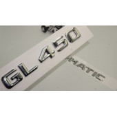 Benz GL 450 4Matic Bagaj Krom Metal 3M 3D Yazı Logo - 1