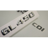 Benz GL 450 CDi Bagaj Krom Metal 3M 3D Yazı Logo - 1