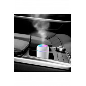 Hava Nemlendirici USB Buhar Makinesi Işıklı Oda Araç Aroma Difüzörü H2O - 3