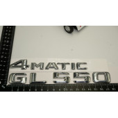 Benz GL 550 4Matic Bagaj Krom Metal 3M 3D Yazı Logo thumbnail 4