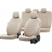 Otom Ford Fiesta 2001-2008 Özel Üretim Koltuk Kılıfı İstanbul Design Bej - 1
