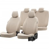 Otom Toyota Rav4 2013-2018 Özel Üretim Koltuk Kılıfı Amsterdam Design Deri Bej - 1