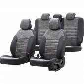 Otom Toyota Rav4 2000-2006 Özel Üretim Koltuk Kılıfı Milano Design Füme - Siyah - 1