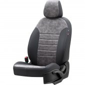 Otom Toyota Rav4 2000-2006 Özel Üretim Koltuk Kılıfı Milano Design Füme - Siyah - 2