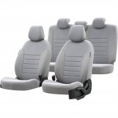 Otom Honda Crv 1995-2002 Özel Üretim Koltuk Kılıfı Original Design Açık Gri thumbnail 1