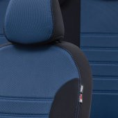 Otom Honda Civic 2006-2012 Özel Üretim Koltuk Kılıfı Original Design Mavi - Siyah - 3