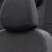Otom Ford Ecosport 2018-SONRASI Özel Üretim Koltuk Kılıfı Paris Design Füme - Siyah - 3