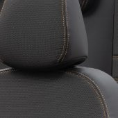 Otom Opel Astra J 2011-2015 Hb Özel Üretim Koltuk Kılıfı Paris Design Bej - Siyah - 3