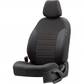 Otom Hyundai I20 2009-2014 Özel Üretim Koltuk Kılıfı Paris Design Bej - Siyah - 2