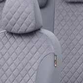 Otom Bmw X5 2000-2006 Özel Üretim Koltuk Kılıfı Madrid Design Tay Tüyü Füme - 2
