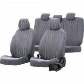 Otom BMW 3 Serisi 1998-2005 E46 Özel Üretim Koltuk Kılıfı Tokyo Design Tay Tüyü Füme - 1