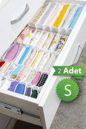 Buti Çekmece Dolap İçi Banyo Düzenleyici Akordiyon Organizer S Beden 2 Adet - 1