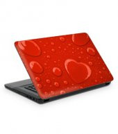 Kalp Damlaları Notebook Sticker, Laptop sticker,, Hp Sticker, Asus Sticker, 15.6 inç Sticker - 2