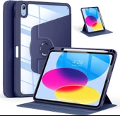 Apple iPad 7. 8. 9. Nesil 10.2" Kılıf Dik-Yatay Kalem Bölmeli Smart Case 2019 2020 2021 - 3