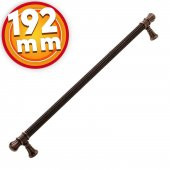 Çekmece Dolap Kapak Kulpu Kulbu 192 mm Antik Bakır Metal Kulp - 1